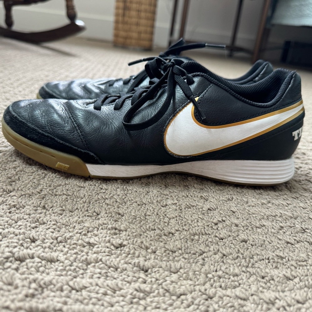 Lightly Used Nike Tiempo X Indoor Shoes